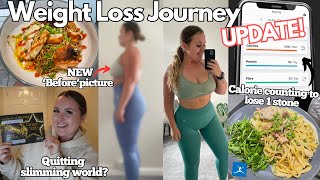 WEIGHT LOSS JOURNEY UPDATESlimming worldcalorie counting CHANGES  weight gain  NEW GOALS [upl. by Iruy]