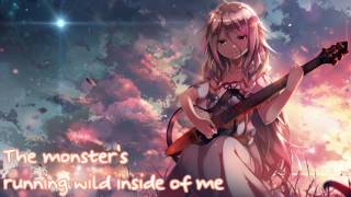 Nightcore  Faded Rock Version  Lyrics [upl. by Gilus772]