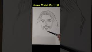 Timelapse drawing Jesus Christ shorts [upl. by Selry]