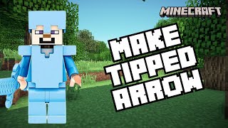 How to Make a Tipped Arrow in Minecraft 2024 [upl. by Broeker]