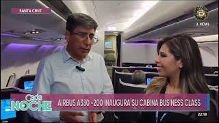 Airbus A330 200 de BoA inaugura su cabina business class [upl. by Nagiem519]