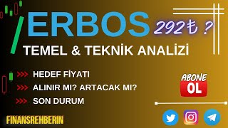 ERBOS Hisse Yorum  Teknik Analiz  Temel Analiz erbos [upl. by Sirenay]