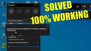 Gaming Features Arent Available for the Windows Desktop  2024 FIX [upl. by Hoeg]