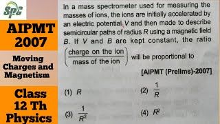 In a mass spectrometer used for measuring the masses of ions  the ions are initially accelerated by [upl. by Einnim]