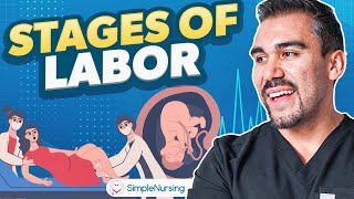 Stages of Labor Nursing  Maternity 4 Stages and their Phases Memory Tricks [upl. by Atyekram409]