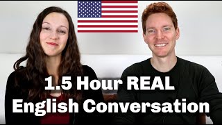 15 HOUR English Conversation Lesson [upl. by Akilak955]