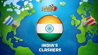 FIRST INDIAN CLAN IN WORLD CHAMPIONSHIP  INDIAN CLASHERS  CLASH OF CLANS  COC [upl. by Austina]