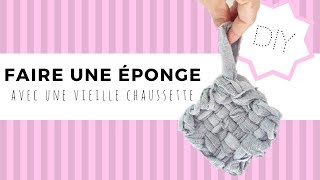 Comment faire une Éponge à vaisselle DIY à partir de vieilles chaussettes Tawashi [upl. by Mastic]