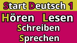 Start Deutsch 1 Hören Lesen Schreiben amp Sprechen A1 2024 [upl. by Lleddaw494]