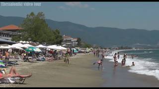 Nea Vrasna Beach  Παραλία Νέων Βρασνών  Thessaloniki Greece [upl. by Jenne]