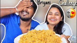 BRIYANI EATING CHALLENGE I cheated Ram 🤣 [upl. by Droc]