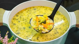 Einfache Brokkoli Suppe Rezept Diese Gemüsesuppe ist so lecker dass ich sie jeden Tag koche [upl. by Rialc]