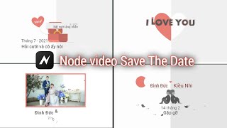 Save The Date Wedding node video [upl. by Esina]