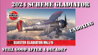 Airfix 172 Gloster Gladiator 2024 version  11 years old but this tooling still has plenty to give [upl. by Stclair631]