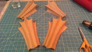 Worbla Mermaid Bracer Part 1 Worbla Basics [upl. by Aenet908]