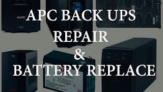 APC UPS Battery Repair amp Replace [upl. by Nirrak]