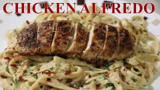 Chicken Alfredo pastaEasy chicken Alfredo recipe fettuccine Alfredo [upl. by Yelrac246]