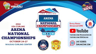 Nick Myers vs David Betts  Draw 9  USA Curling Arena National Championships C [upl. by Atteloc]