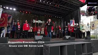 Hoppeditz Erwachen Duisburg 2024 Gruss von Oberbürgermeister Sören Link [upl. by Thatcher632]