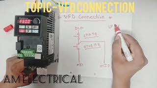 VFD Connection in Hindi [upl. by Anne-Corinne]