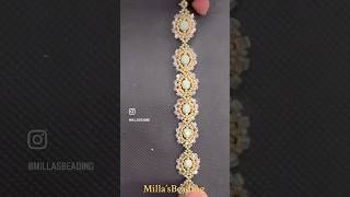 beadsjewellery beadingtutorials artesanato [upl. by Shelly]