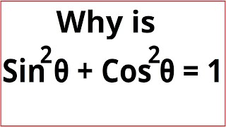 Do You Know Why is Sin²θ  Cos²θ 1 [upl. by Anit828]