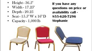 Wholesale Factory Direct Presenting Banquet Stacking Chairs on Sale [upl. by Christine]