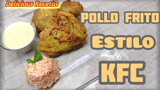 Pollo Frito Crujiente a la KFC🍗DELICIOUS RECETAS [upl. by Zerdna]