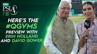 Here’s The QGvMS Preview with Erin Holland and David Gower  HBL PSL 7  ML2T [upl. by Babb]