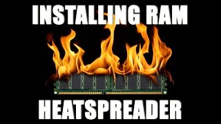 installing heat sinkheat spreader to your RAM [upl. by Kent]