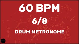 68  Drum Metronome Loop  60 BPM [upl. by Broida]