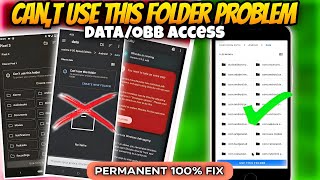 Cant use this folder problem fix🔧  Obbfile access problem fix  file past problem fix✅ [upl. by Ahsieker]