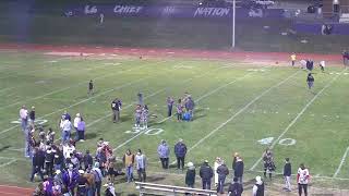 Keokuk Chiefs vs Mount Pleasant High School Mens Varsity Football [upl. by Ahsimot]