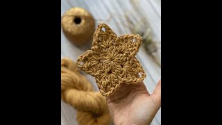 TUTORIAL ESTRELLA LUX A CROCHET [upl. by Dleifxam]