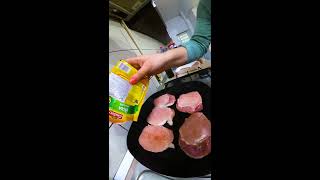 🥩 Cotlet de porc la grill reteta simpla si rapida shorts [upl. by Budde]