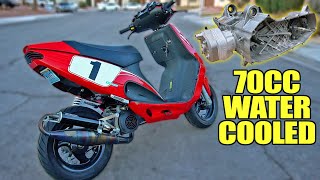 70cc Stage6 Racing Phantom F12 Water Cooled Conversion [upl. by Aihsercal]