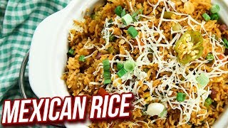 Mexican Rice Recipe  How To Make Mexican Rice  Easy One Pot Meal  Ruchi Bharani [upl. by Akers]