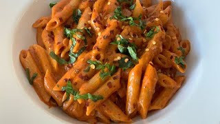 GIGI HADIDS FAMOUS Pasta without Vodka  Tiktok Spicy Pasta Recipe  Best Spicy Sauce Penne Pasta [upl. by Anirtak]