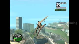 GTA San Andreas  Wasted And BOOM 5 Plane Crashes [upl. by Leckie]