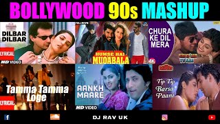 Bollywood 90s Mashup  Bollywood 90s Mix  Bollywood 90s Songs  Bollywood DJ Songs  Hindi 90s Mix [upl. by Eiduam]