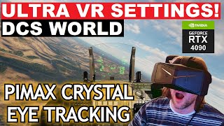 DCS World RTX 4090 DFR with PIMAX CRYSTAL ULTRA SETTINGS 13900K  THIS IS Insane 90FPS in COMBAT [upl. by Ateloj]