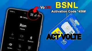 HowtoactivateVOLTEonbsnlsimintelugu [upl. by Niliac]