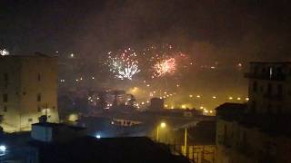 2018  Happy New Year  Naples Italy Goes OFF [upl. by Oira479]