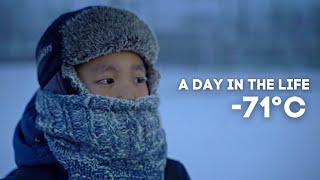 One Day in the Coldest Village on Earth −71°C −95°F  Yakutia Siberia [upl. by Nymzaj]