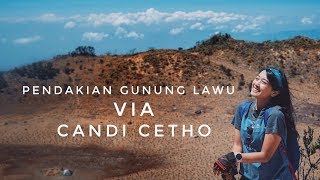 Pendakian GUNUNG LAWU via Candi Cetho  GPS Track [upl. by Caesaria20]