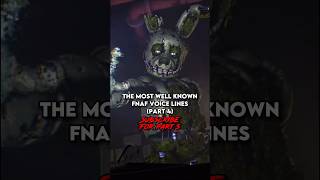 Most Popular FNAF Voice Lines🤯Like For Part 5👍 fnafedit voicelines popular fnaf shorts fyp [upl. by Eerak]