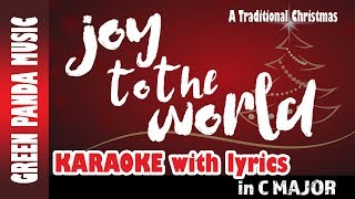 Joy to the World  Christmas Carols Karaoke with lyrics  A Traditional Christmas [upl. by Jarrad]