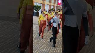 Rockford Rams Marching Band walk from performance BOA Grand Nationals 2024 [upl. by Cullan]