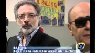 BARLETTA  De Nittis eliminate le barriere architettoniche [upl. by Vergne]