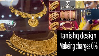 Tanishq gold bangles design and necklace design earrings design gold sopping video tanishq ￼ [upl. by Lahsiv449]